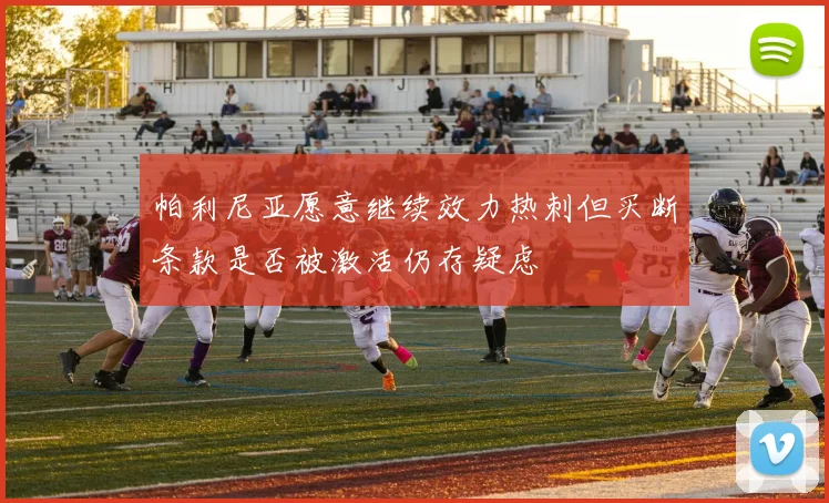 帕利尼亚愿意继续效力热刺但买断条款是否被激活仍存疑虑